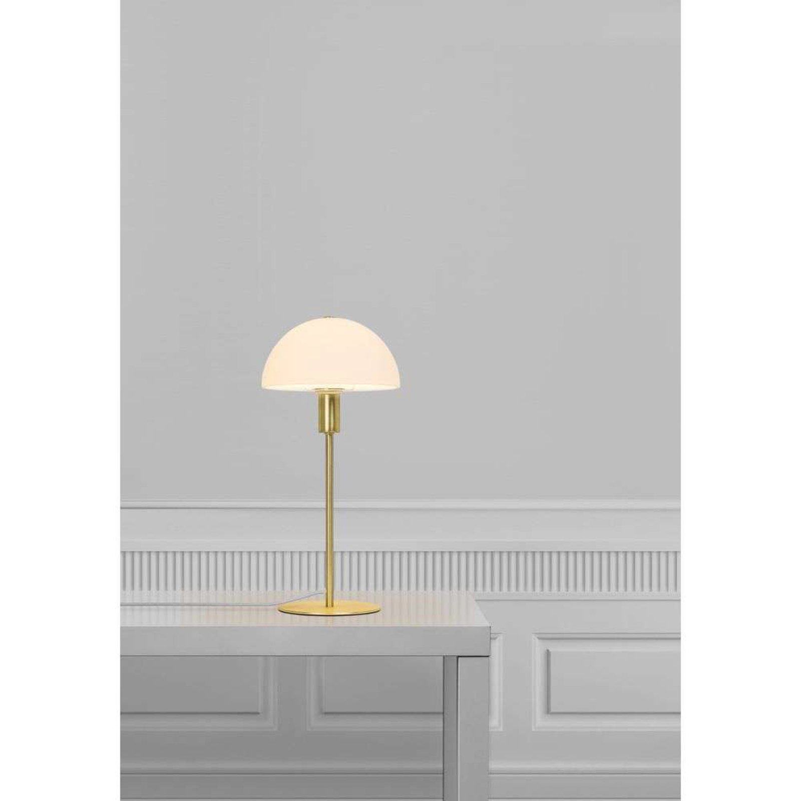 Ellen 20 Lampă de Masă Opal/Brass - Nordlux