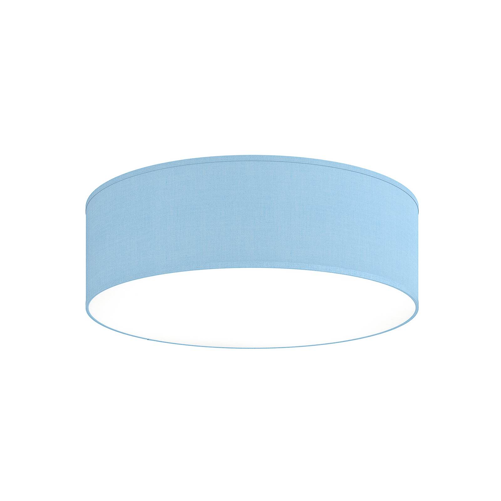 Plafondlamp Rondo, blauw, Ø 45 cm