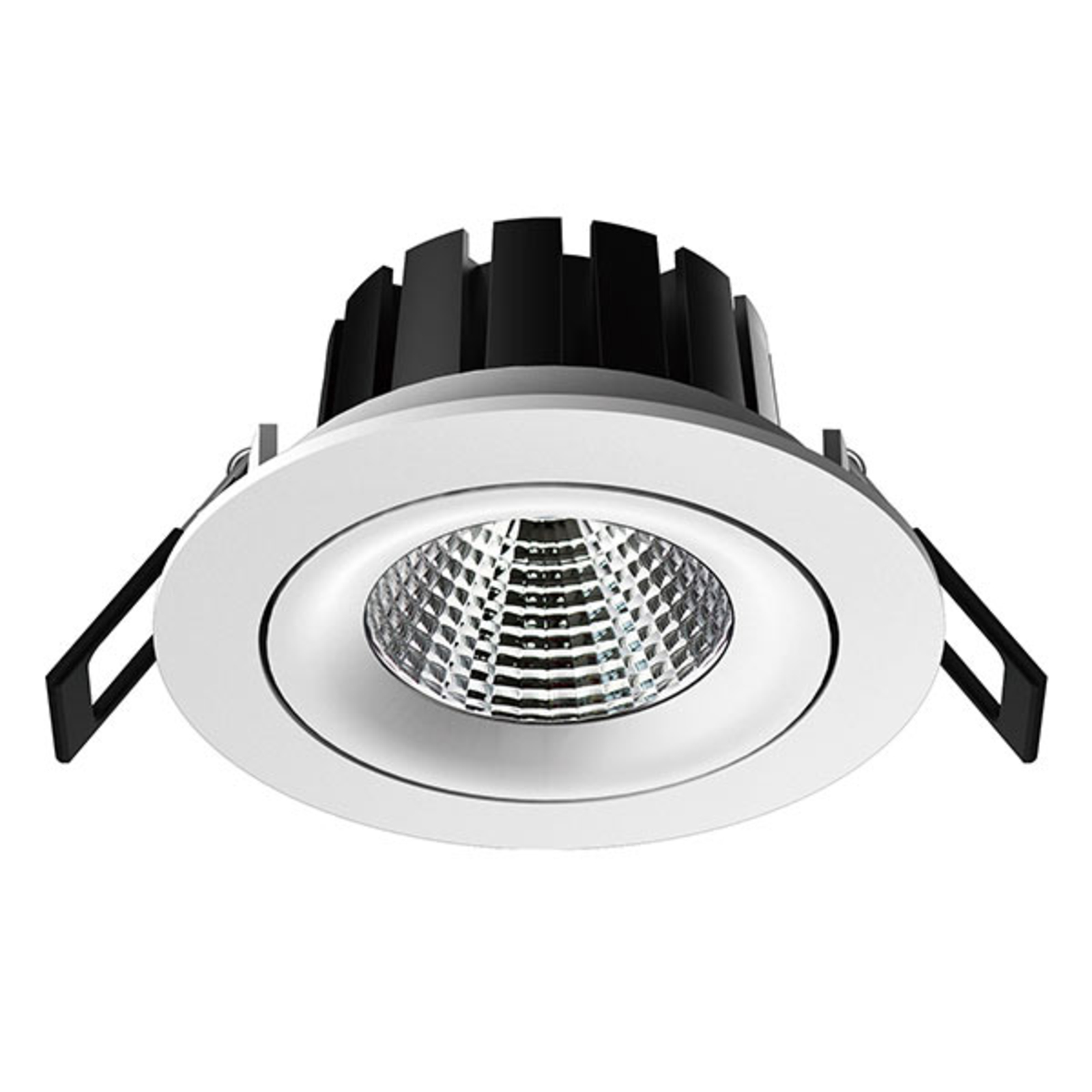 SLC DL04 LED-indbygningslampe, hvid, 3.000 K