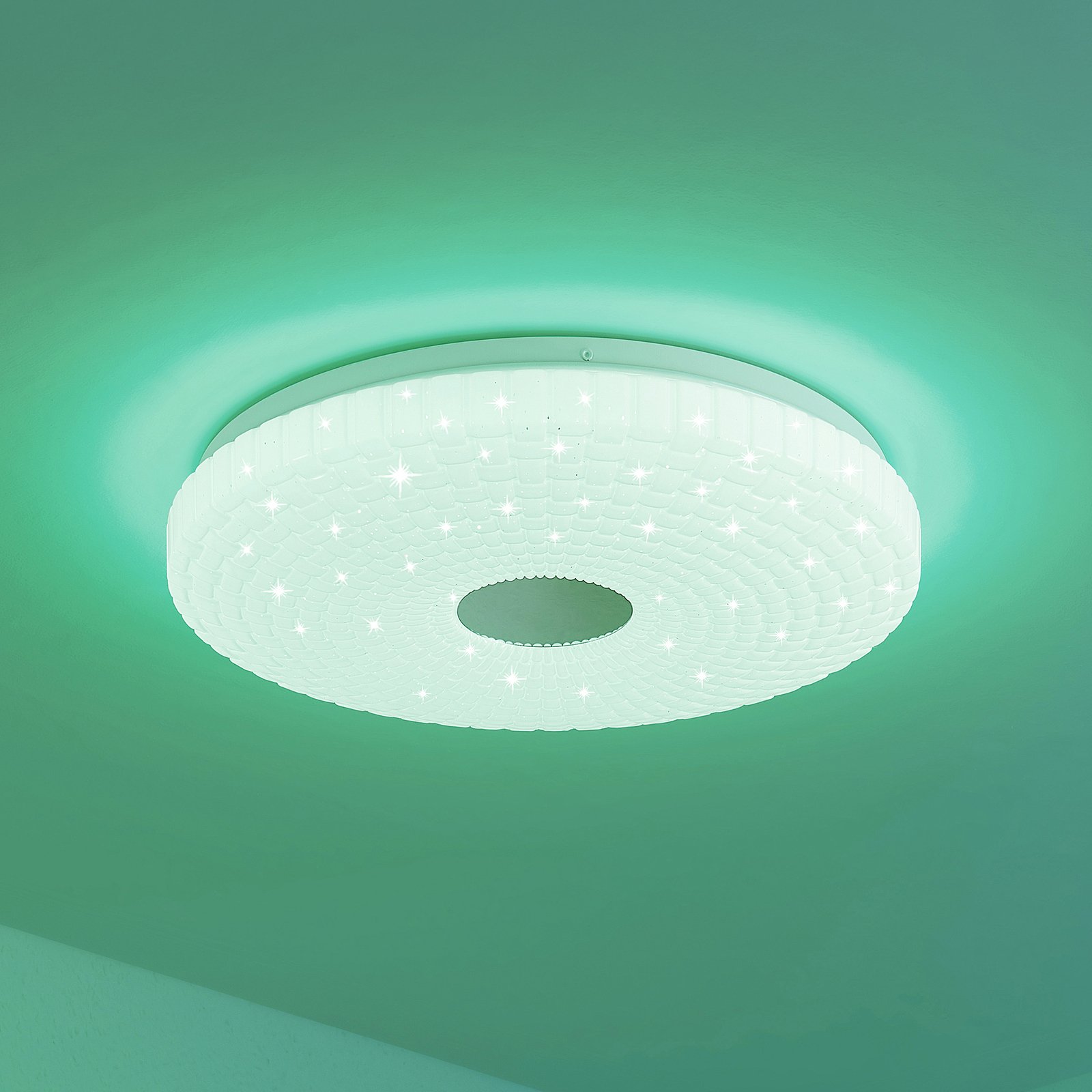 Lindby Laubini LED-taklampe, RGBW, CCT, 38 cm
