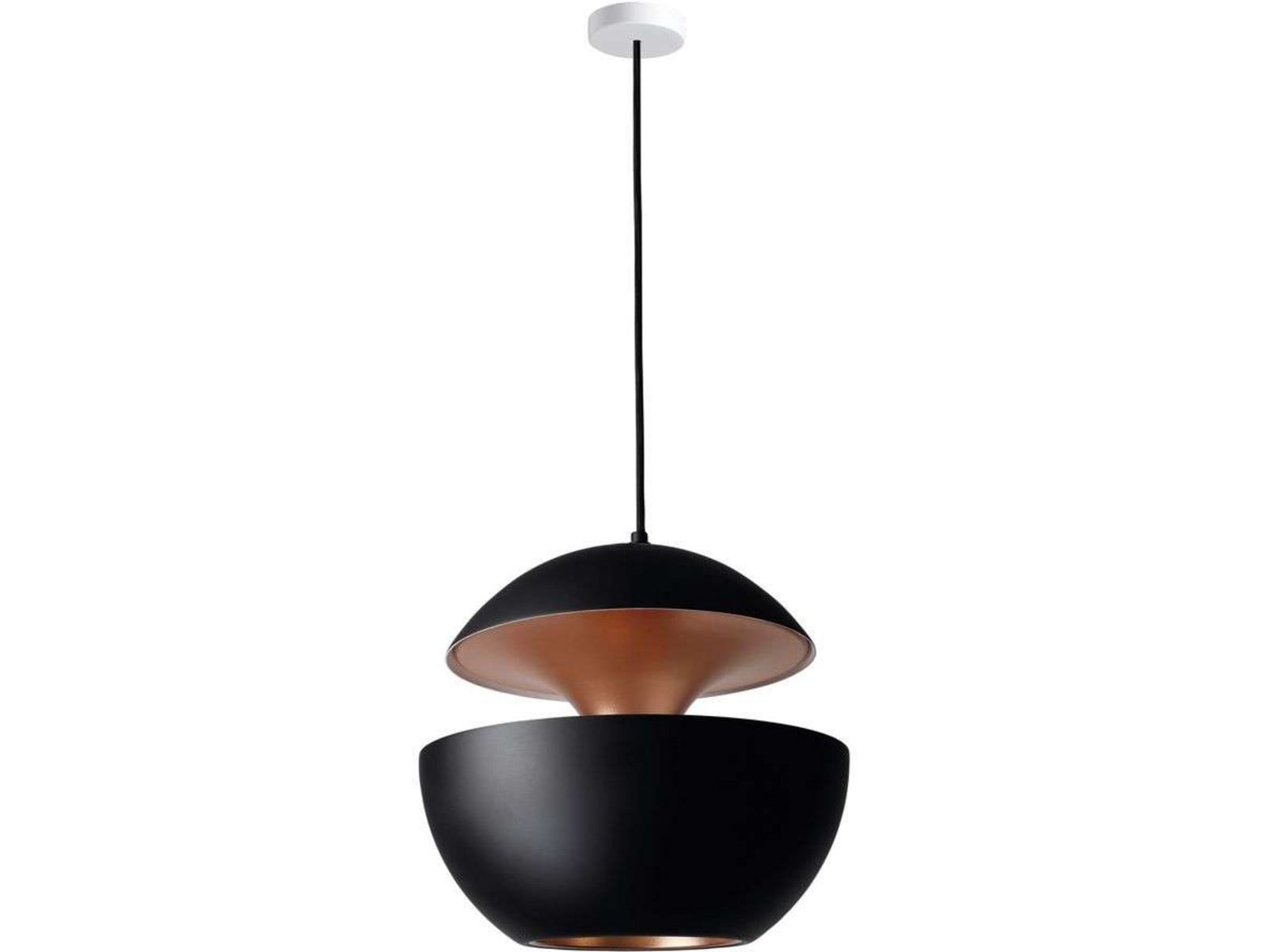Here Comes The Sun Pendel Ø450 Sort/Kobber DCW - Stue - Aluminium