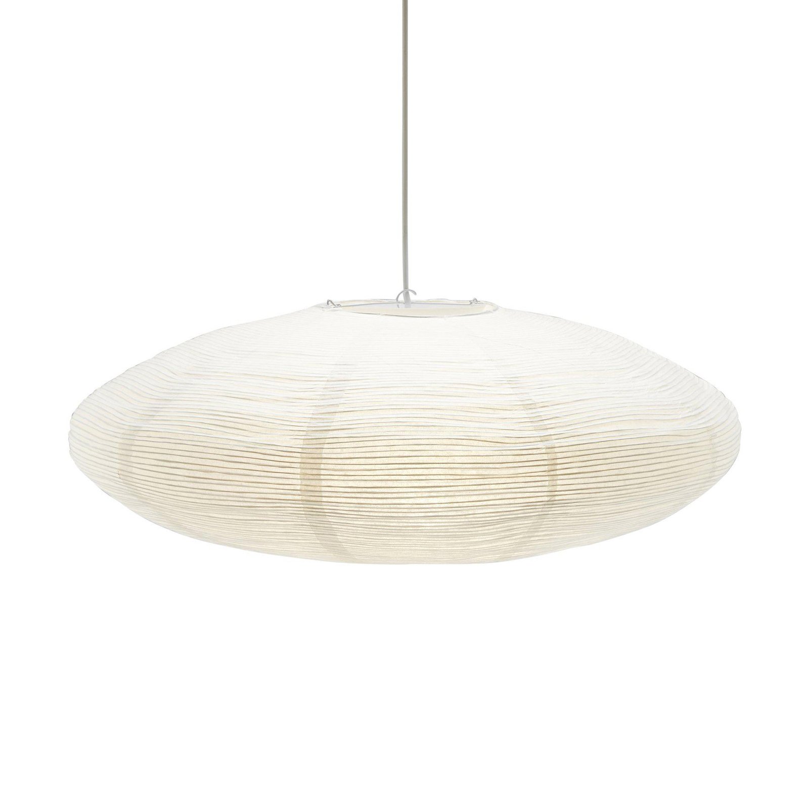 PR Home hængelampe Yuni, hvid, Ø 60 cm, hvidt ophæng, E14
