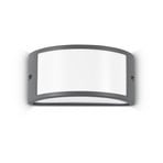 Ideal Lux Rex 1 outdoor wall light, anthracite, IP44, E27