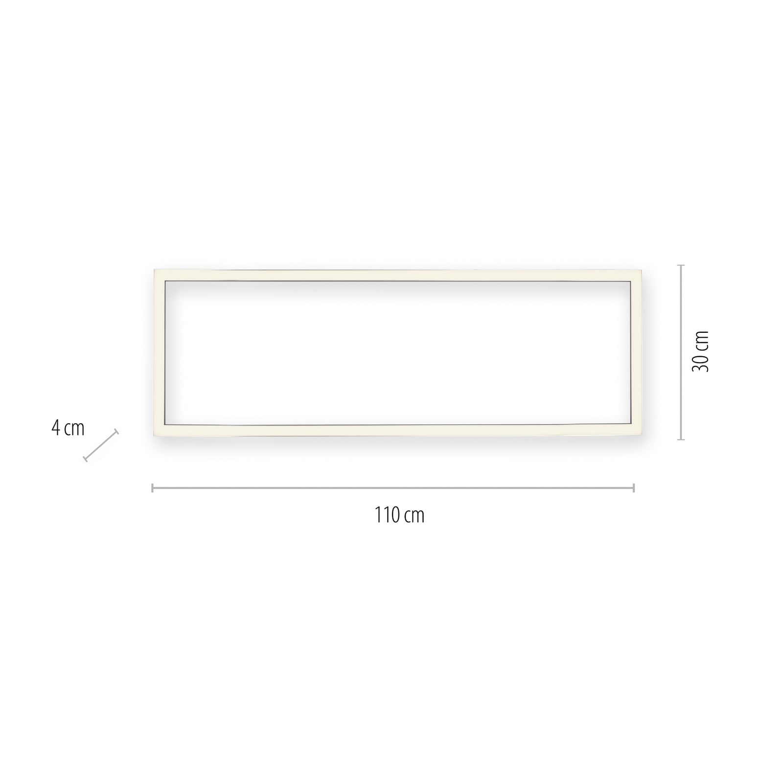 Lines Square LED-Deckenlampe, 110cm, graphite, Remote - PURE Lines Square LED-Deckenlampe, 110cm, graphite, Remote - PURE