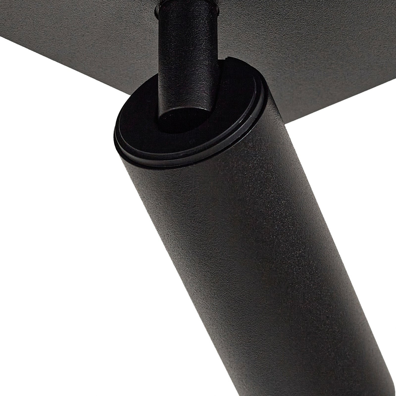 Arcchio Brinja Slim ceiling spotlight, black, 3-bulb GU10 MR11