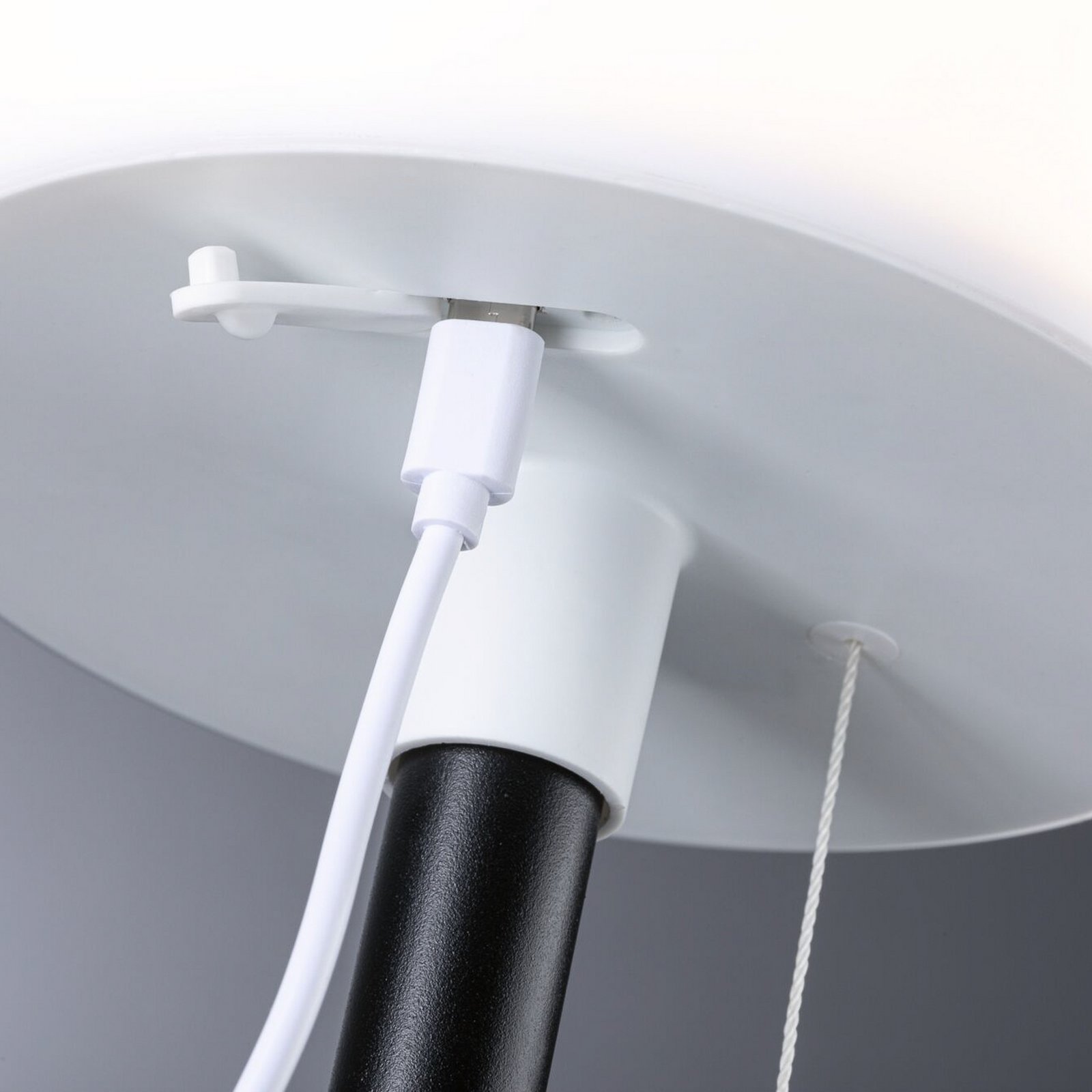 lampe à poser LED rechargeable Bartja Solar, IP44, noir - Paulmann