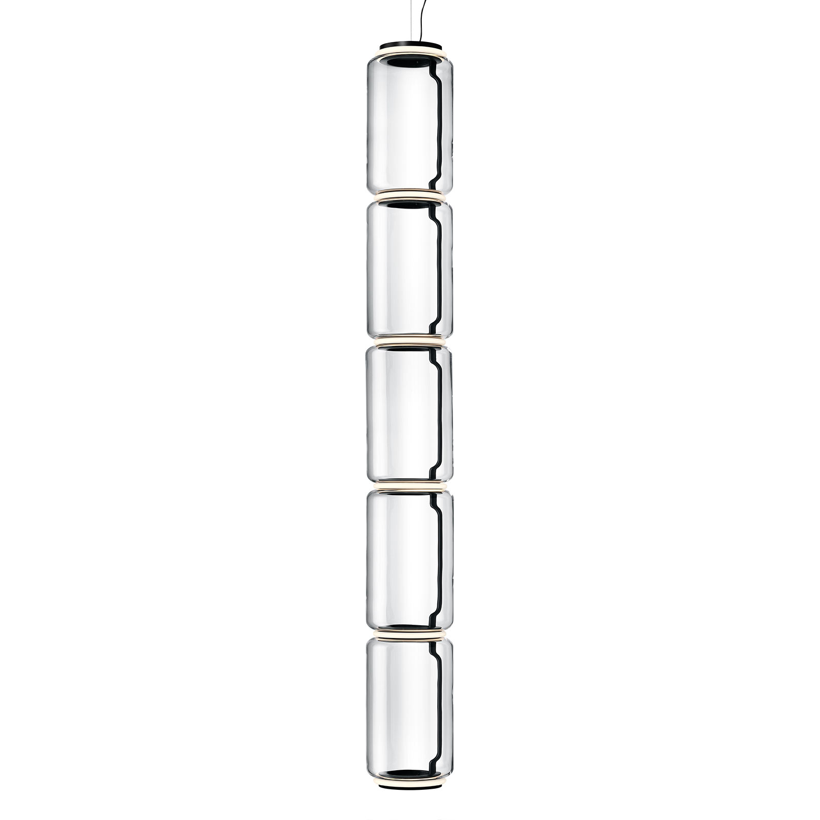 FLOS Noctambule LED-Hängelampe Low Cylinders