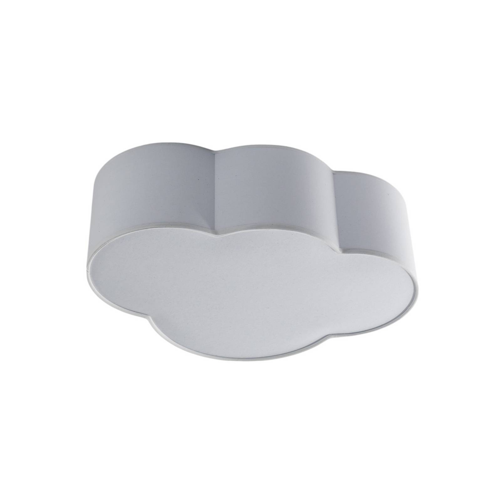 Deckenleuchte Cloud, Textil, 41 x 31 cm, weiß