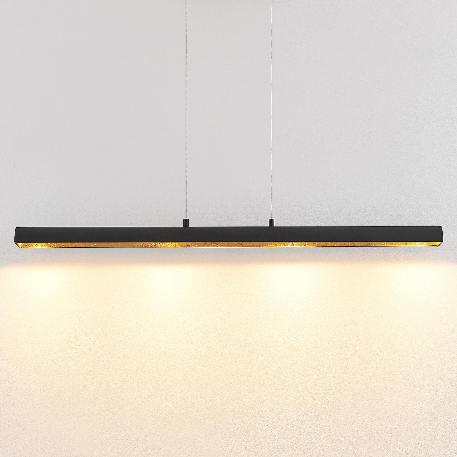 Lindby Solvina LED eettafel-hanglamp, langwerpig