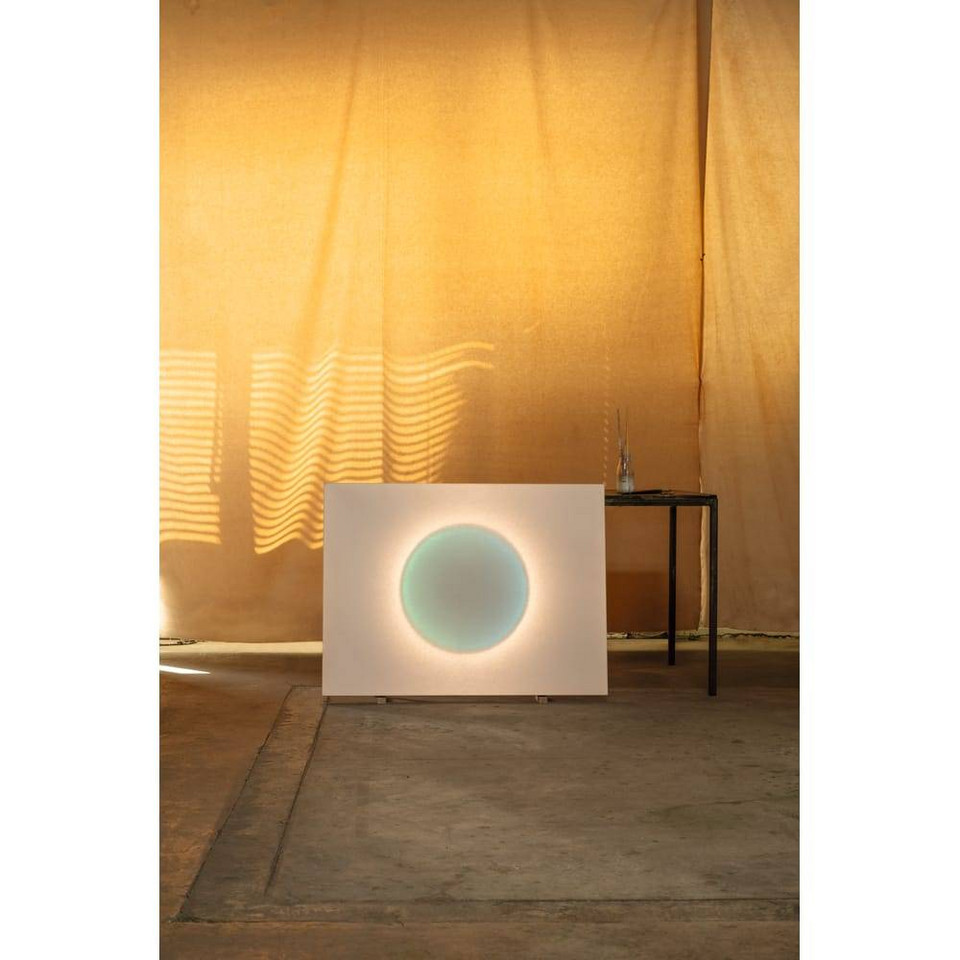 Ingo Maurer Moodmoon Framed Vägglampa 100x75 RGBW, vit från Ingo Maurer