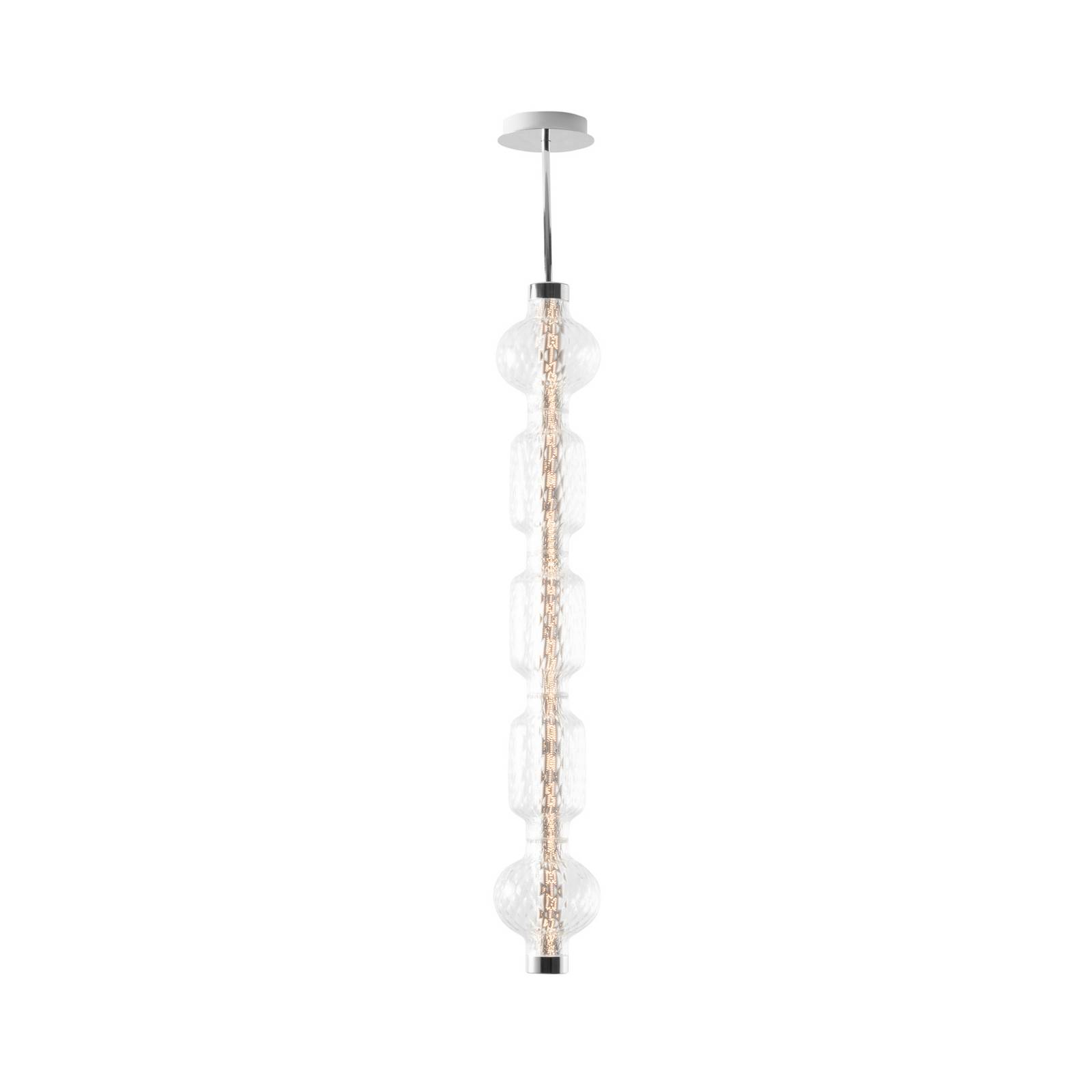 Artemide LED-Hängelampe Alambicco Vertical App 123 cm 2.700K