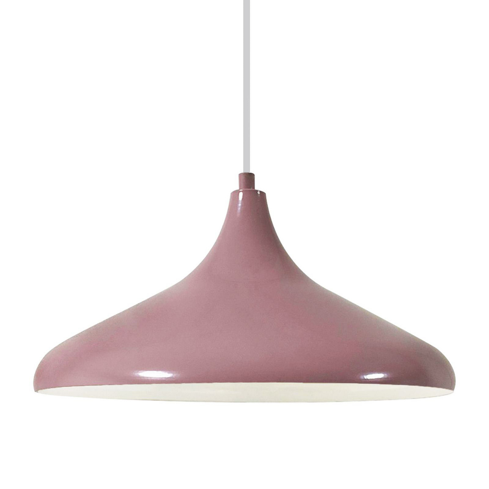 Suspension Claus, lilas/blanc, Ø 35 cm, métal