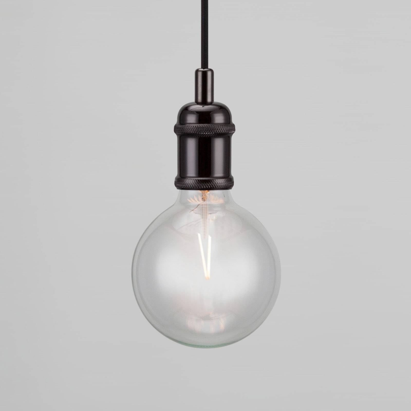 E-shop Avra – minimalistická závesná lampa v čiernej