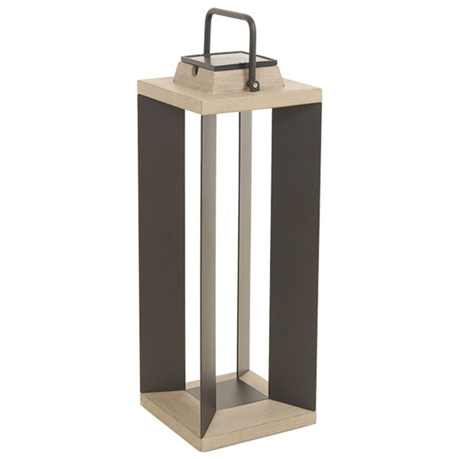 Solarlaterne Teckalu, Duratek/Alu schwarz
