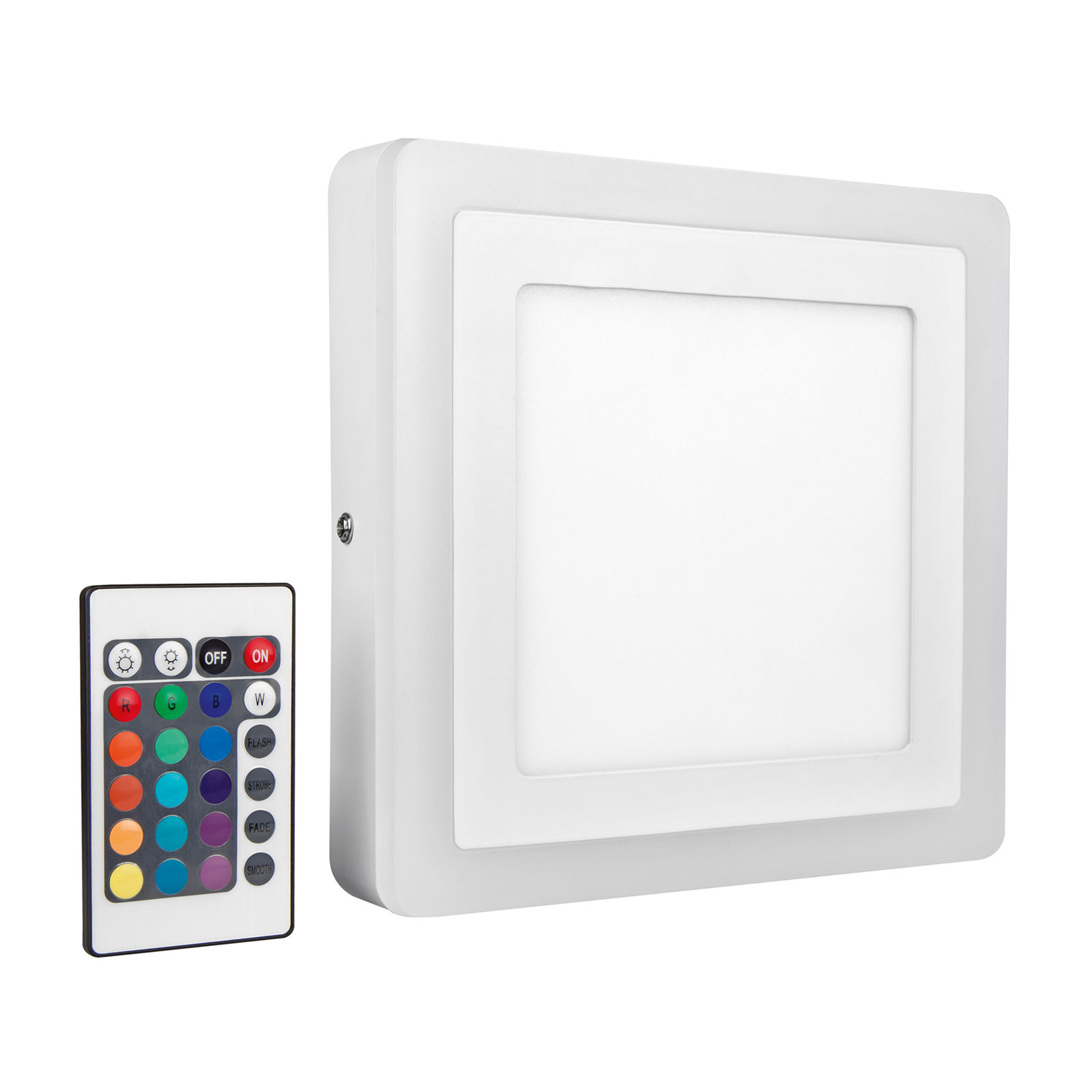 LEDVANCE LED Color+white square Deckenlampe