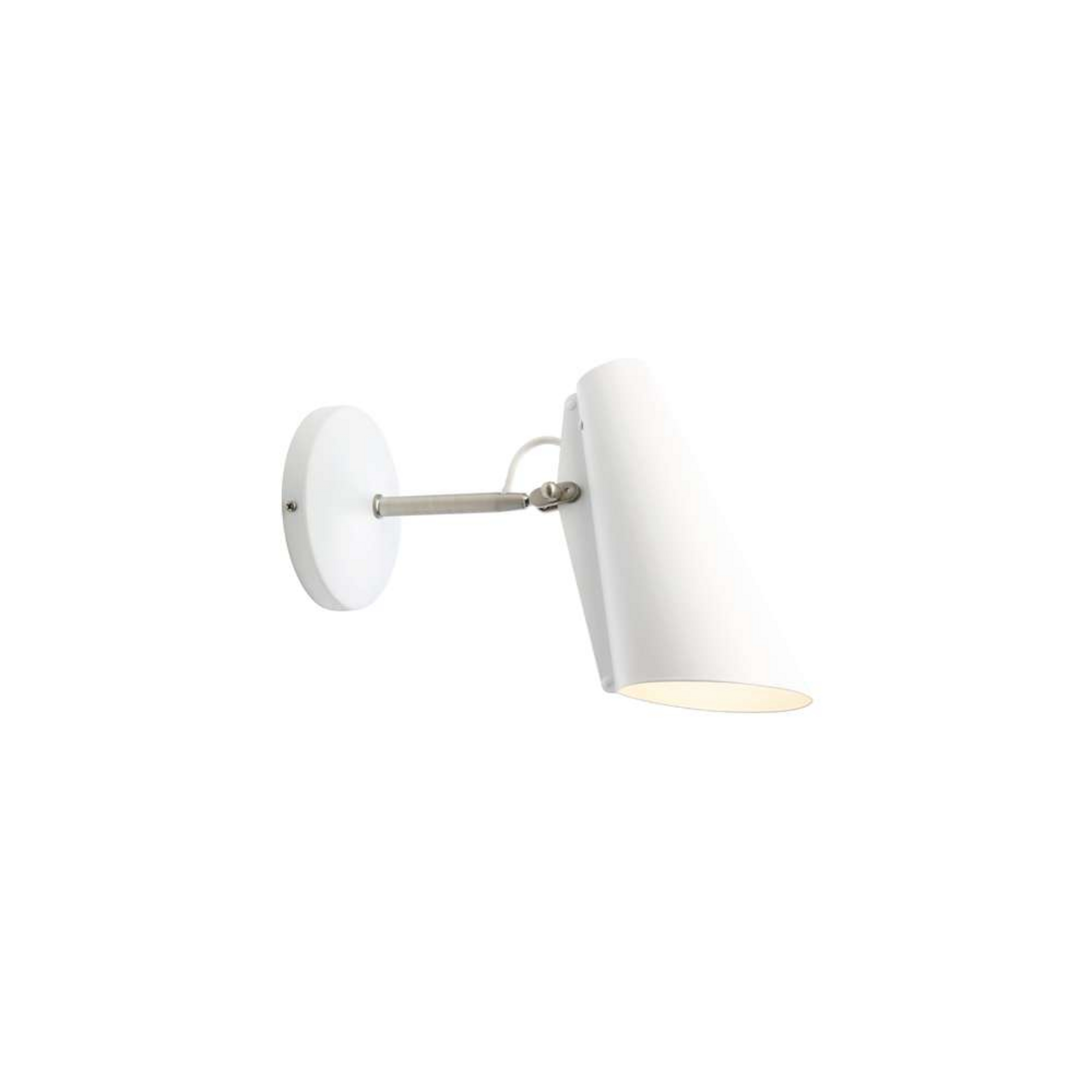 Birdy Wall Lamp Short White/Chrome - Northern