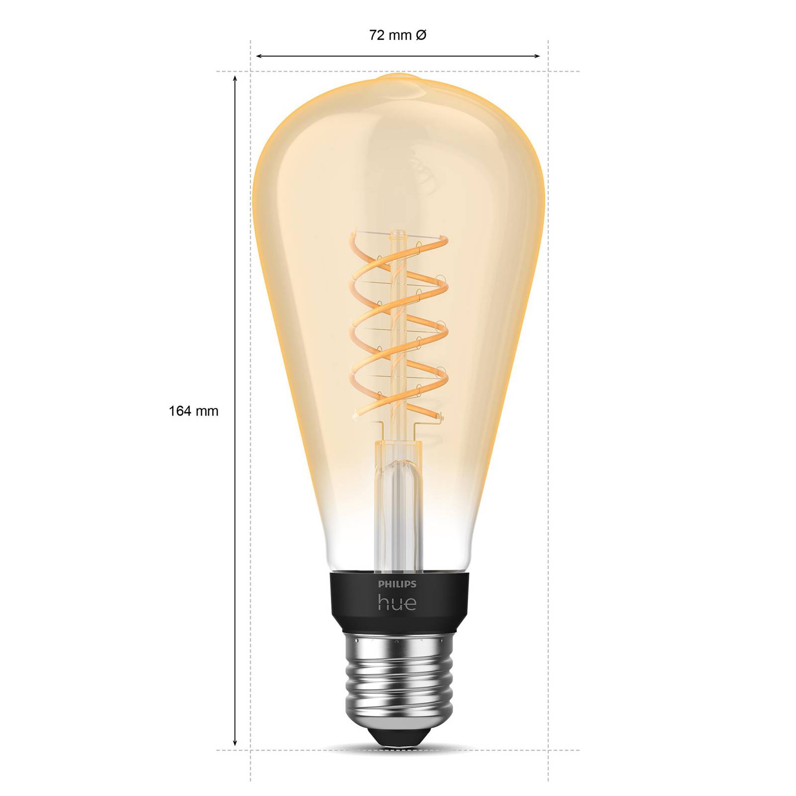 Philips Hue White E27 7W Filament ST72 550lm