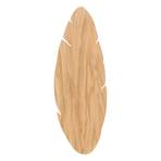 Nástenné svietidlo Envostar Lehti, tvar listu, svetlé drevo, 51 x 18 cm