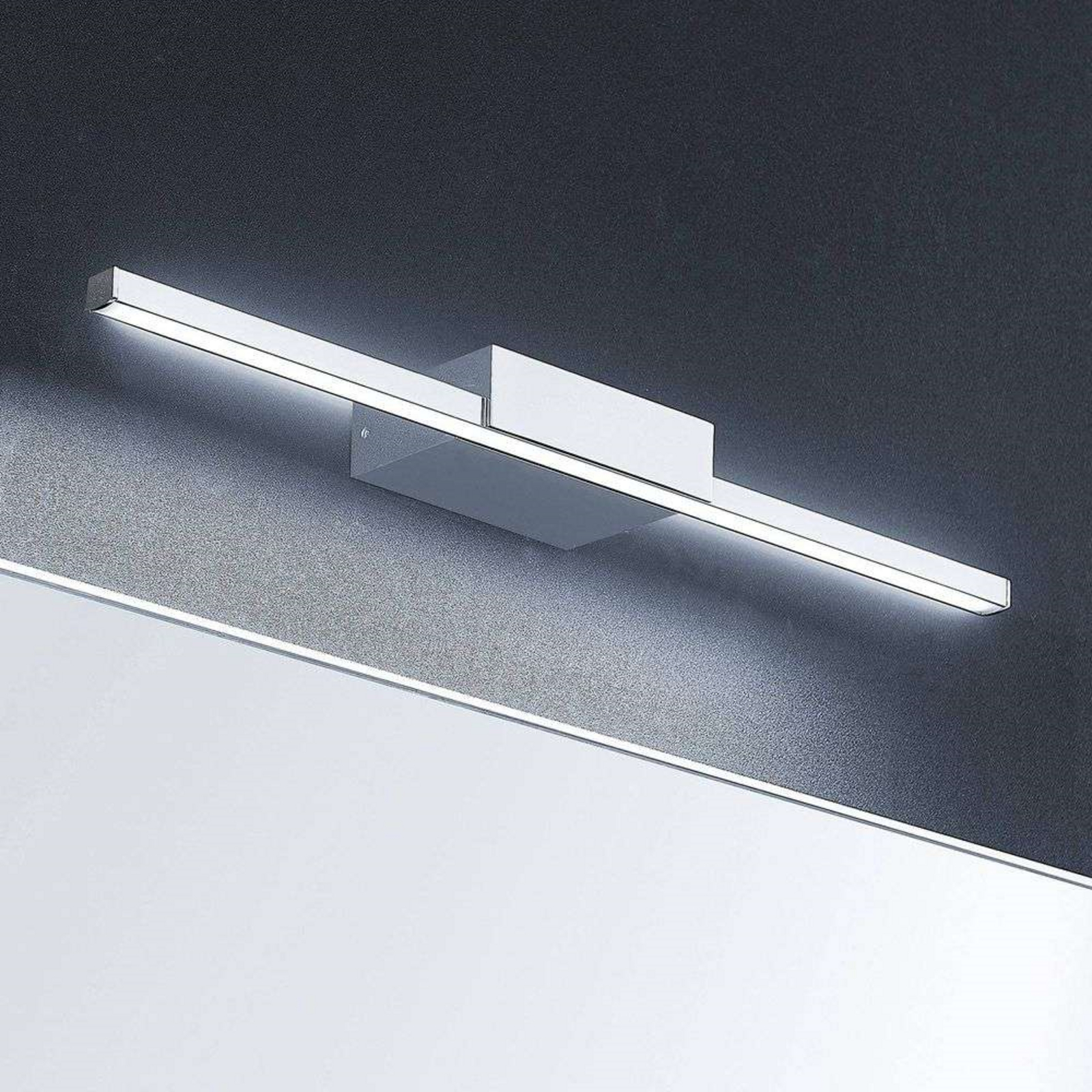 Metin Vegglampe L51,5 Chrome/White - Arcchio