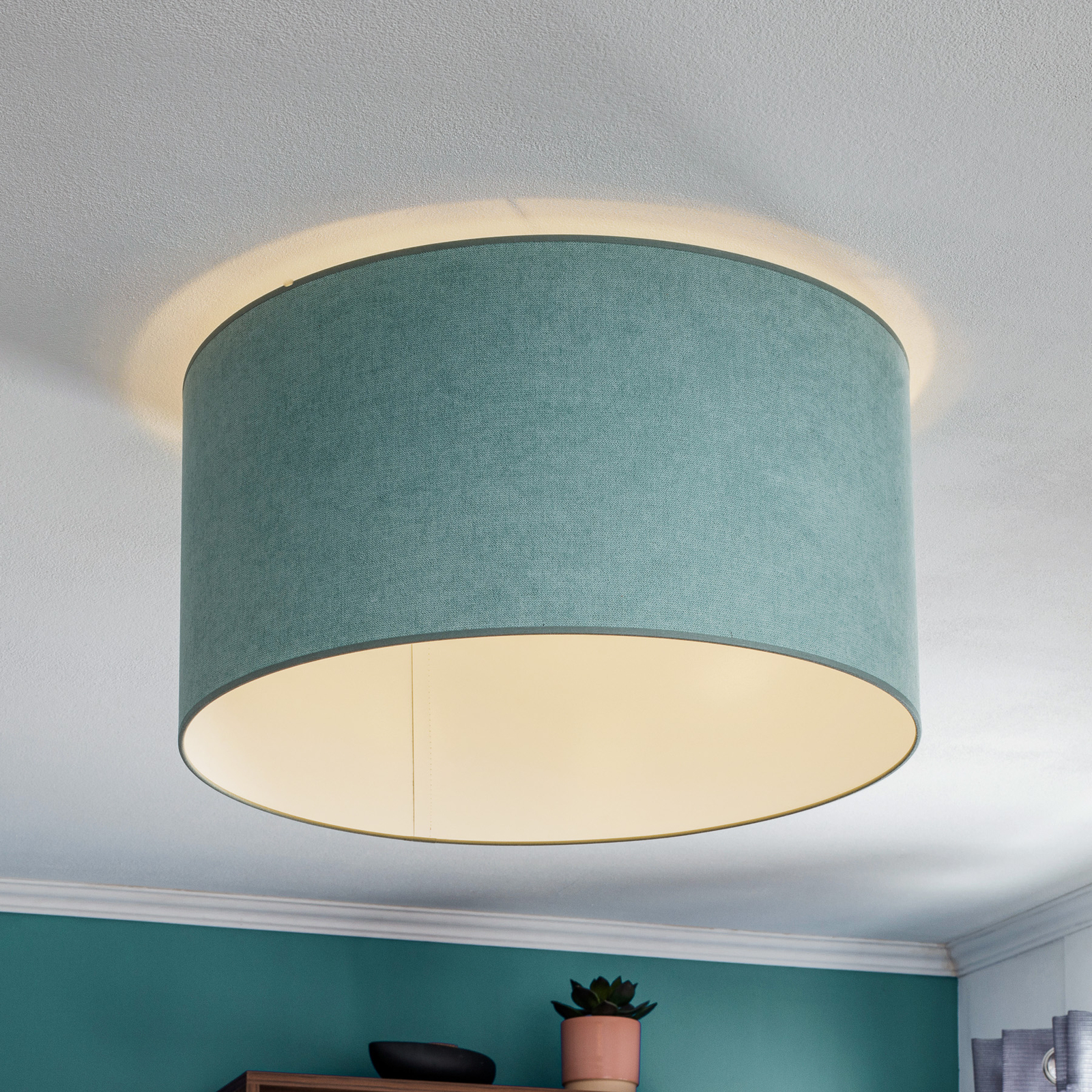 Plafón Pastell Roller Ø 60cm verde menta