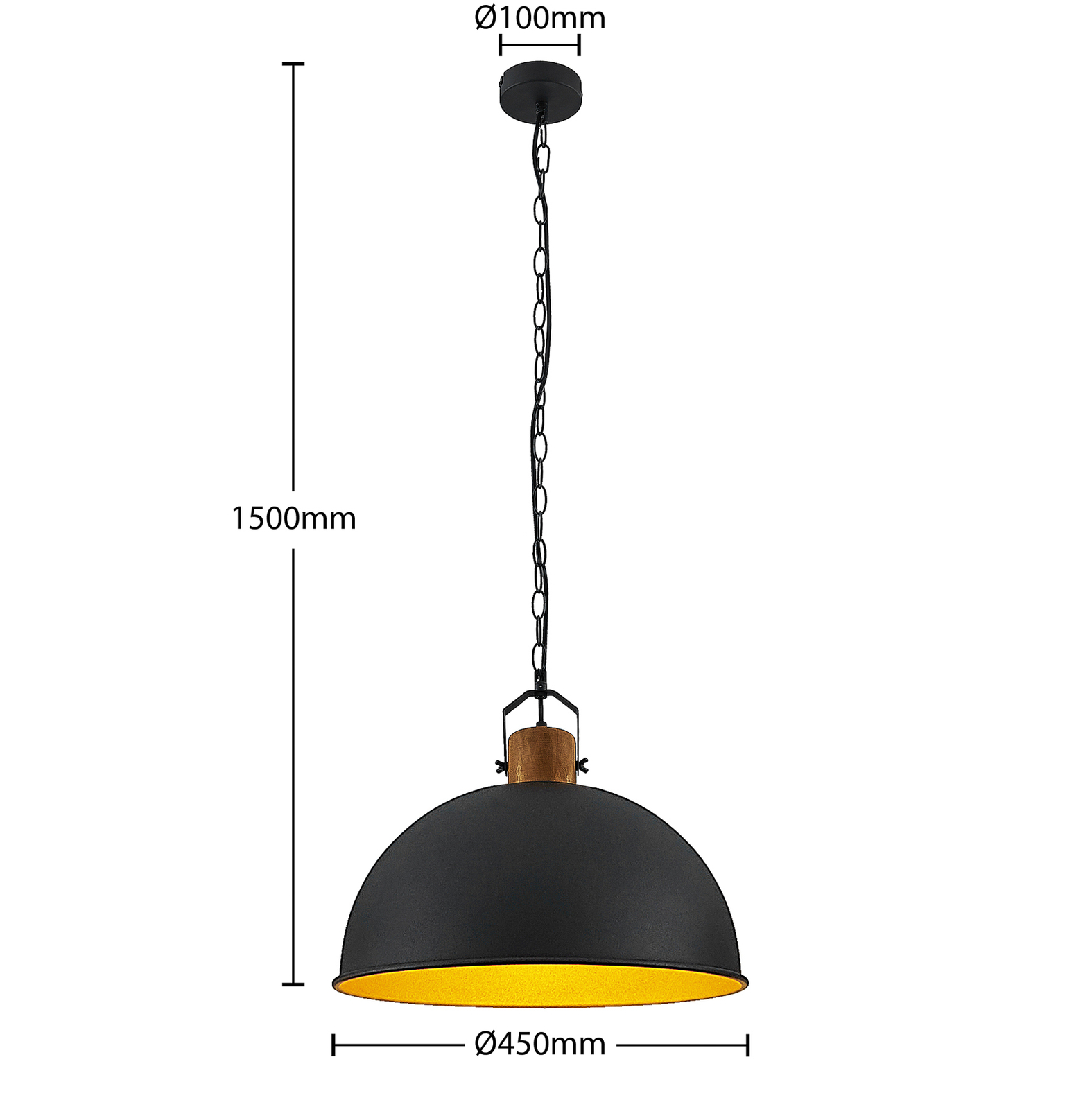 Lindby Flurin hanglamp, 1-lamp