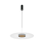 Maytoni LED pendant light El, Ø 50 cm, white, aluminium