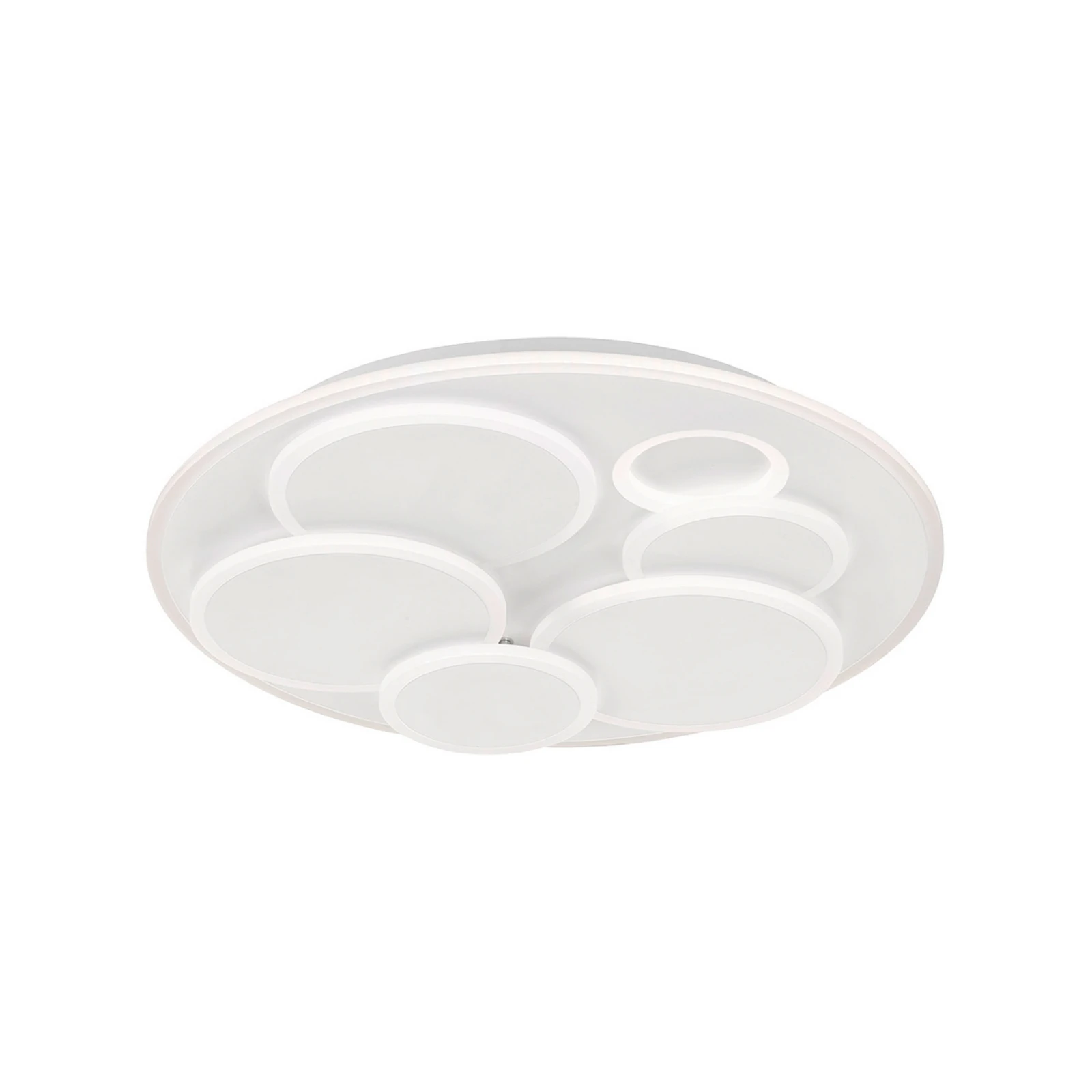 Plafonieră LED Dots, alb, Ø 50 cm, metal/acril, CCT
