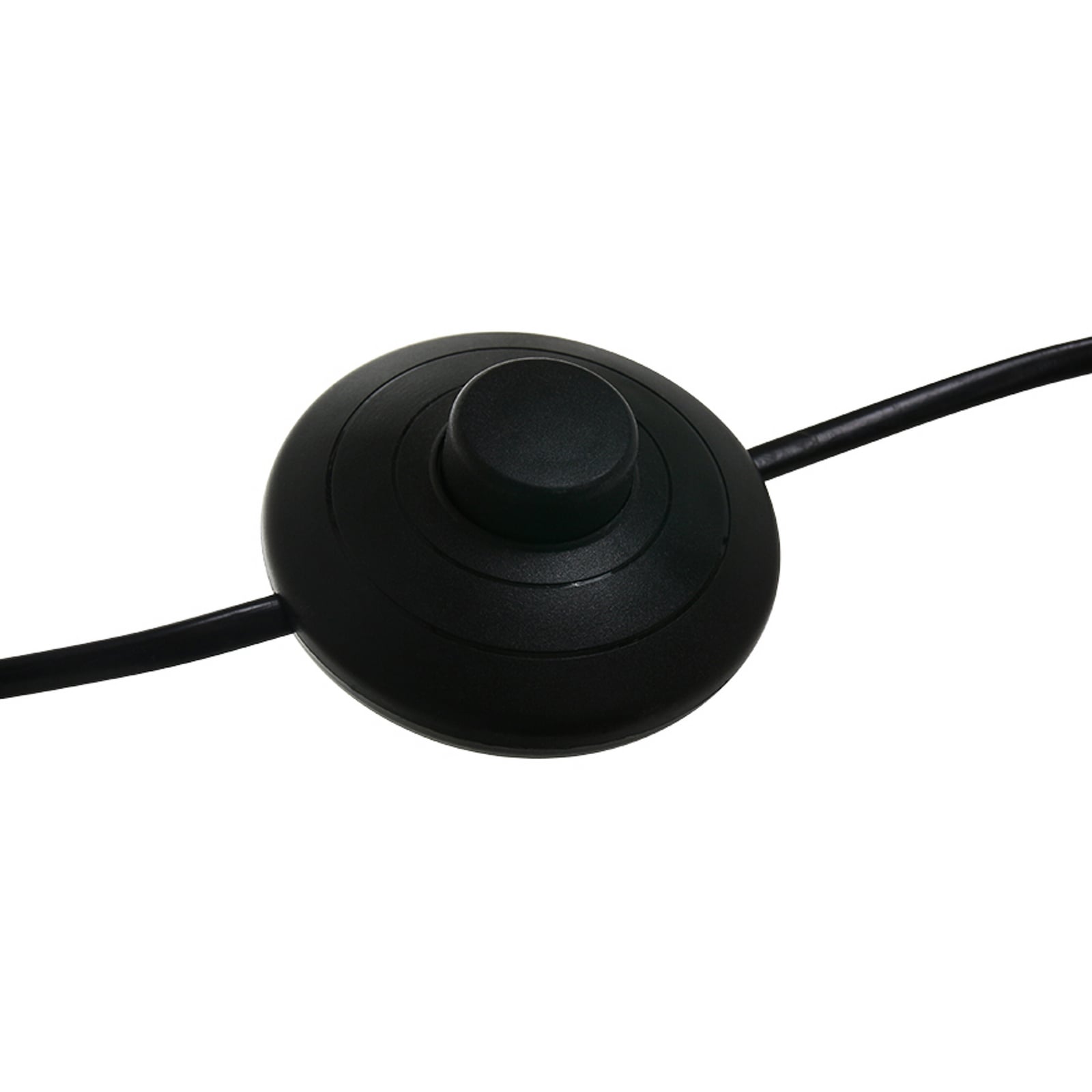 Ív világítás Solva, fekete, fonott lámpaernyő fekete/fa