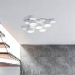Chio T264 plaster ceiling light, 5-bulb