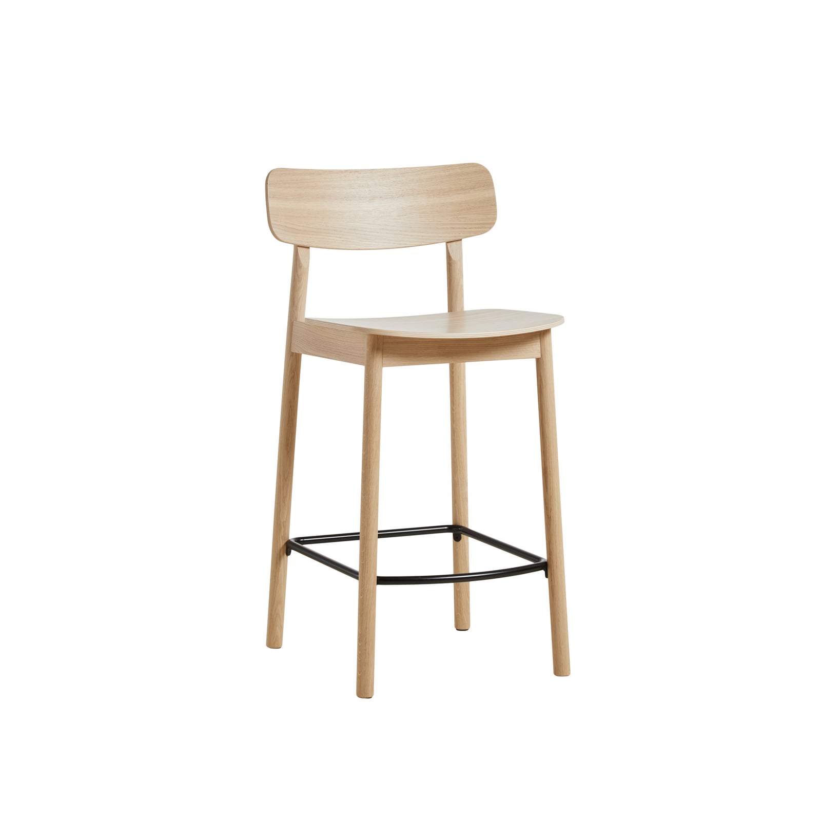 Tabouret de bar Soma, bois clair, hauteur 91 cm, chêne - Woud Tabouret de bar Soma, bois clair, hauteur 91 cm, chêne - Woud