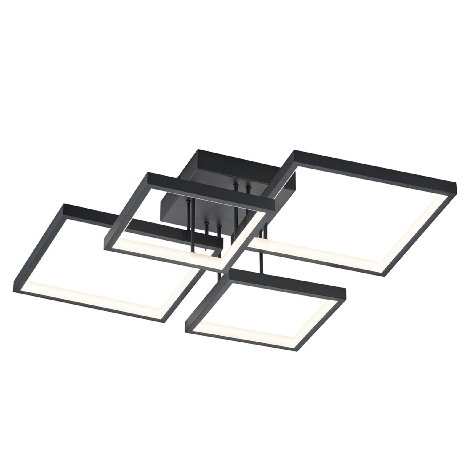 LED ceiling light Sorrento 52x52cm, dimmable