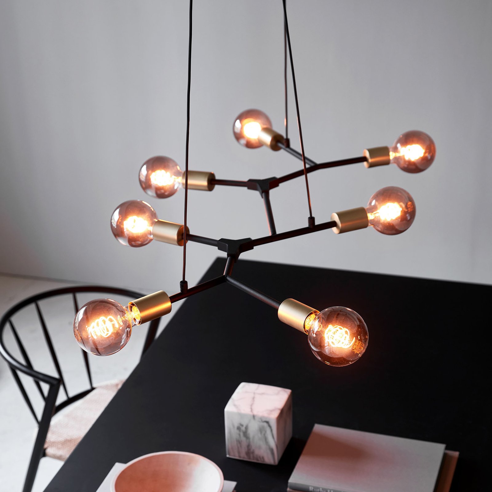 Josefine 7 Pendant Black - Nordlux