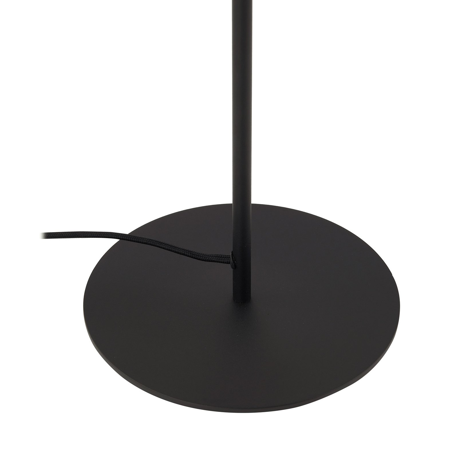 Lindby Edion lámpara de mesa, negro arena, metal