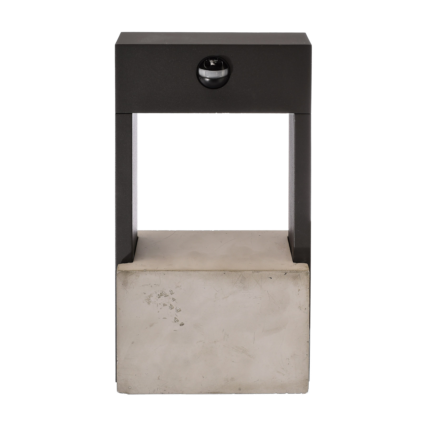 Deko-Light Chertan outdoor wall light concrete base, sensor, concrete, aluminium, 13.5 W, energy efficiency: A, W: 17 cm, H: 30.2 cm