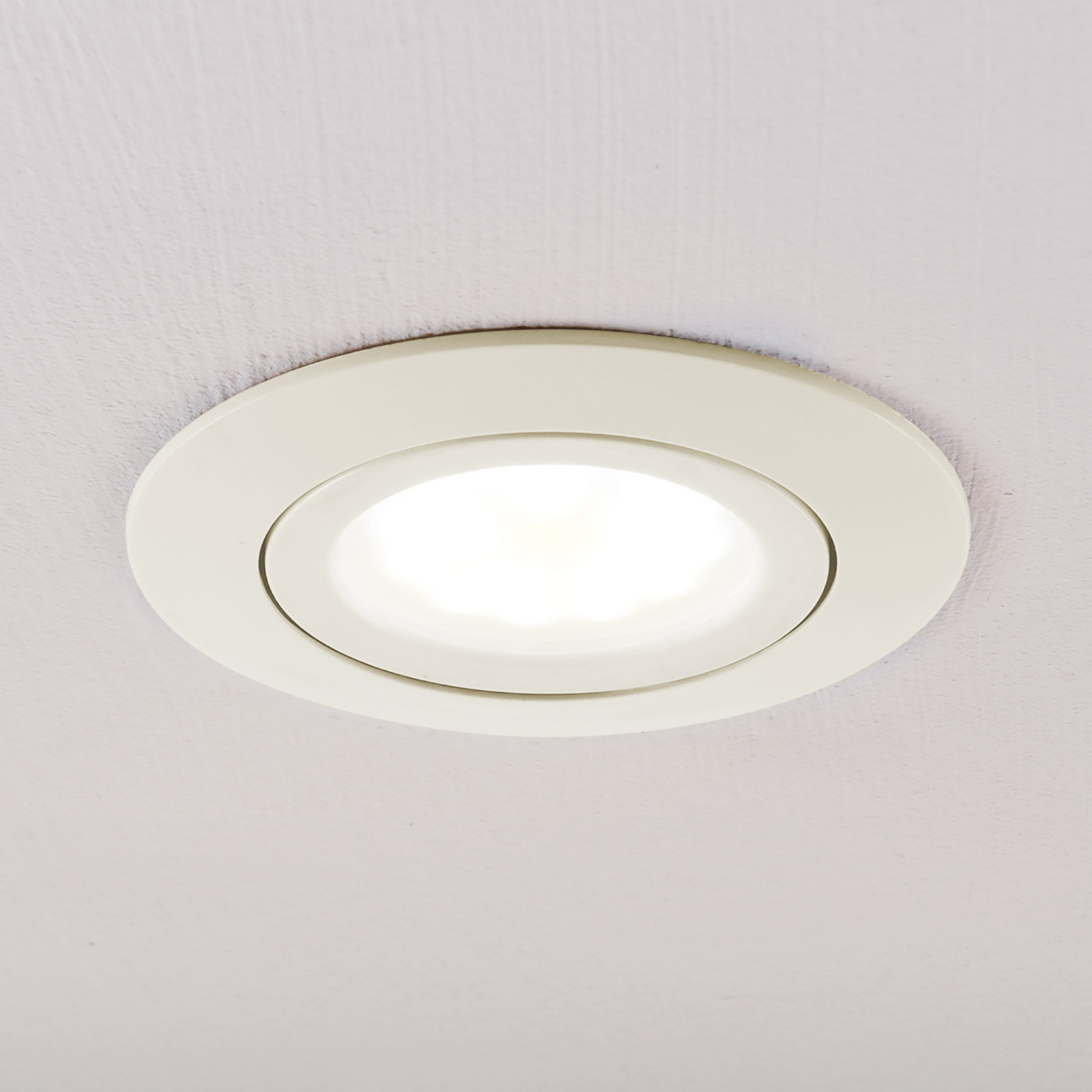 Andrej Round LED Spotul Încastrat Cream - Lindby Andrej Round LED Spotul Încastrat Cream - Lindby