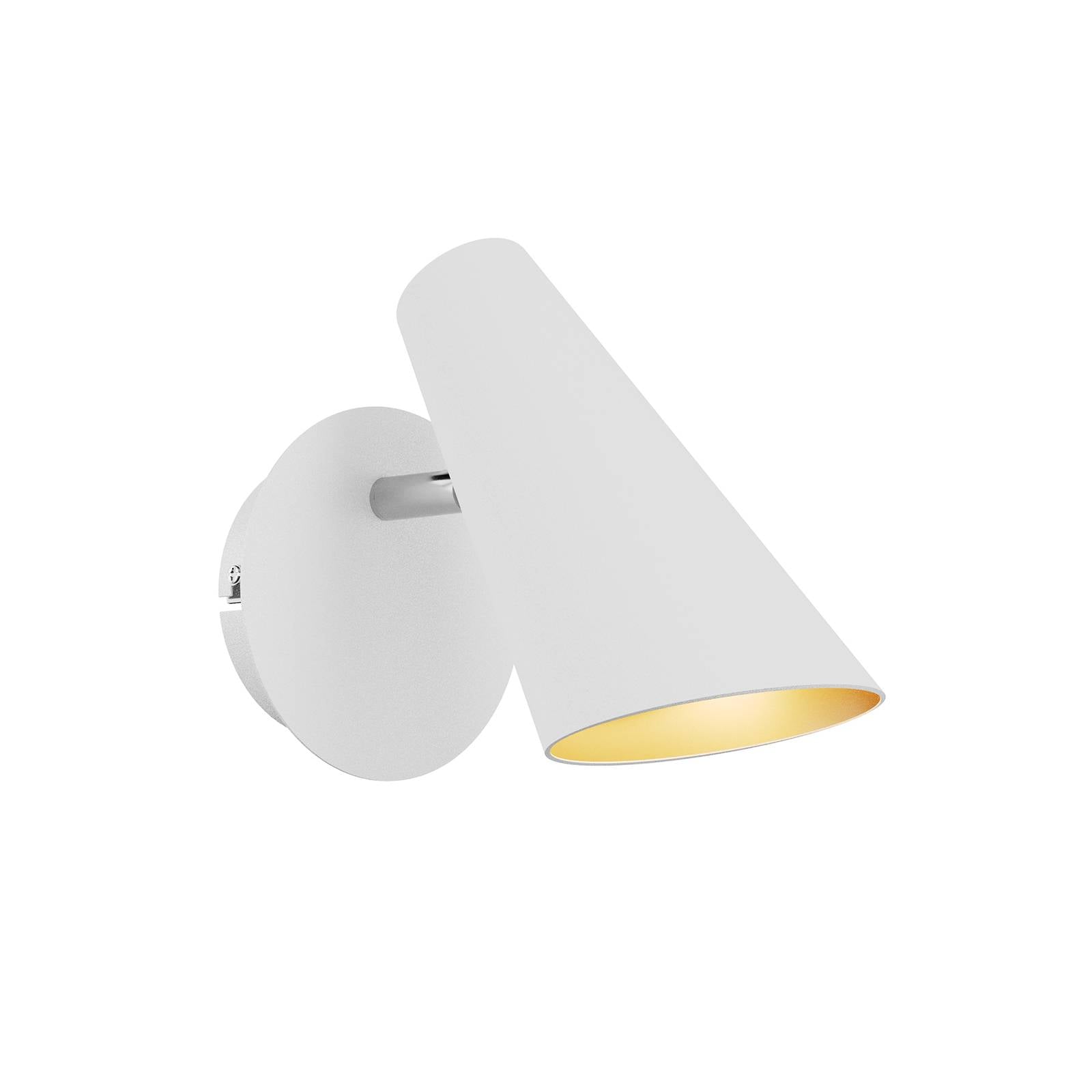 Lucande Wibke wall light in white, for Living / Dining Room, metal, GU10, 28 W, W: 9 cm, H: 24 cm
