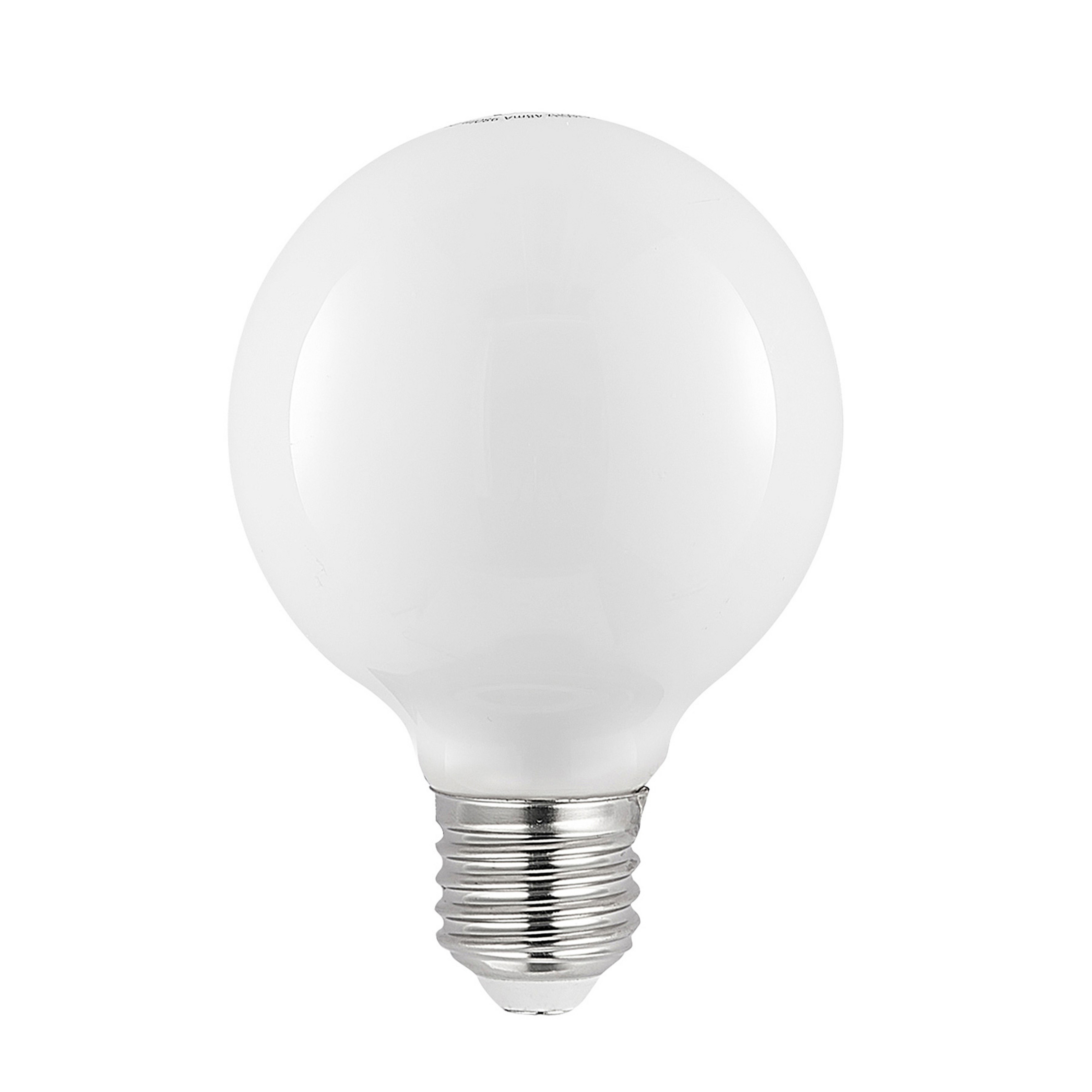 LED-Lampe E27 8W G80 2.700K dimmbar, opal