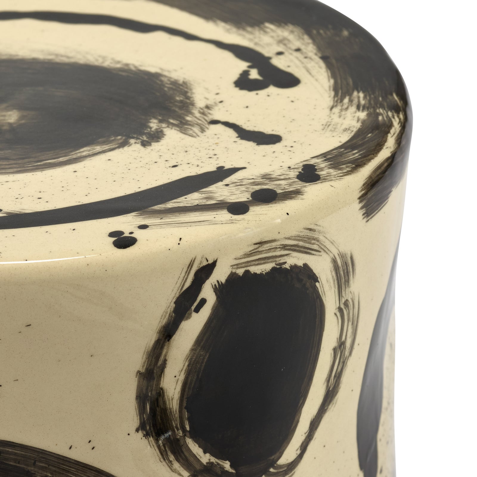 06 BLACK SOPHIA PAWN sidebord, keramik, højde 34 cm – Serax