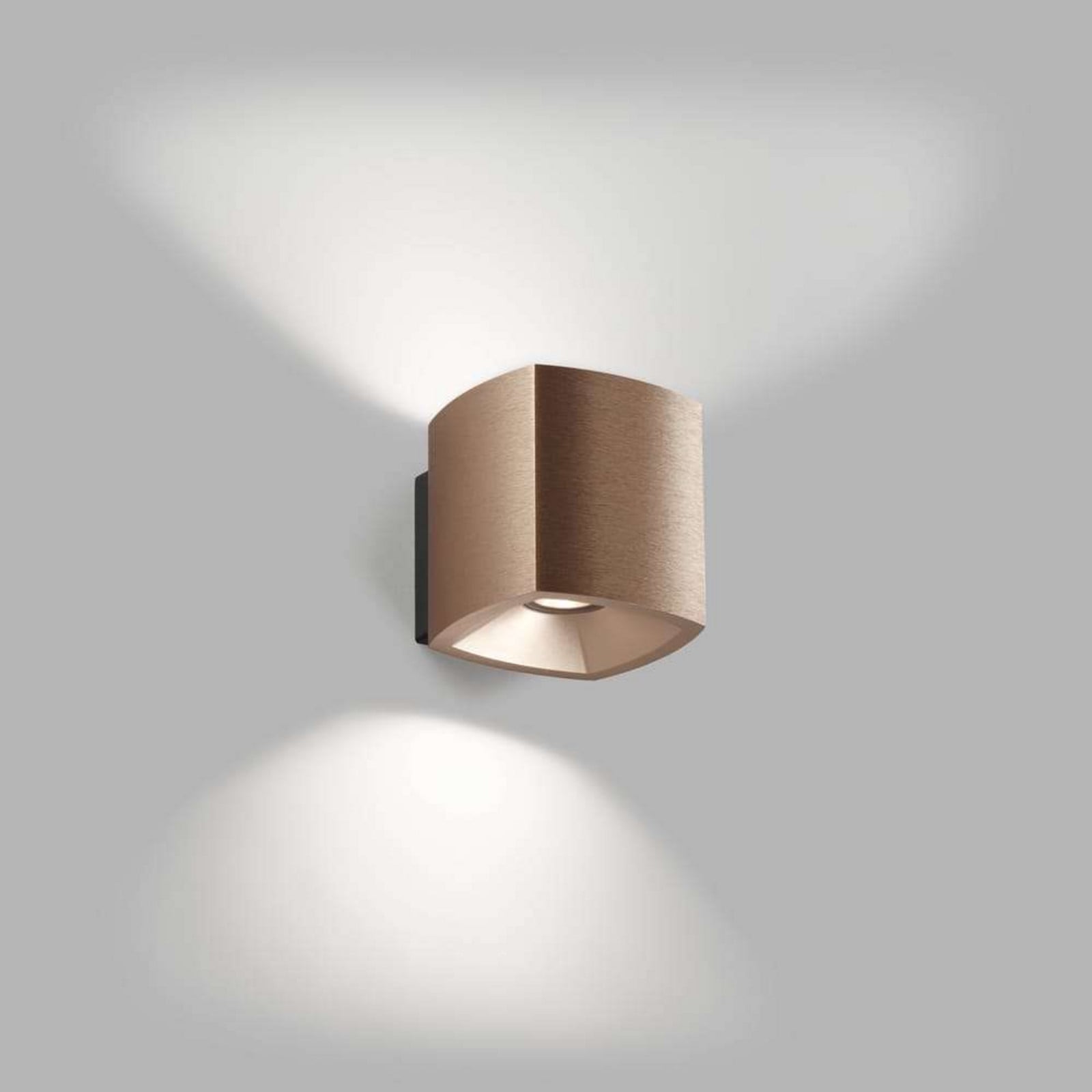 Mirage 1 Væglampe Rose Gold LIGHT-POINT - Kælder - Aluminium