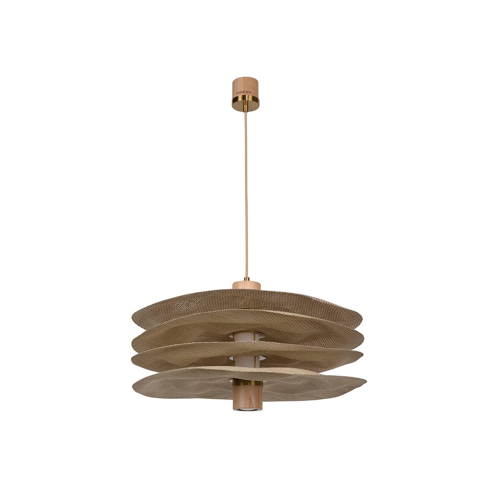 MARKET SET Rivage piekaramā lampa, 4 slāņi, Ø 58 cm