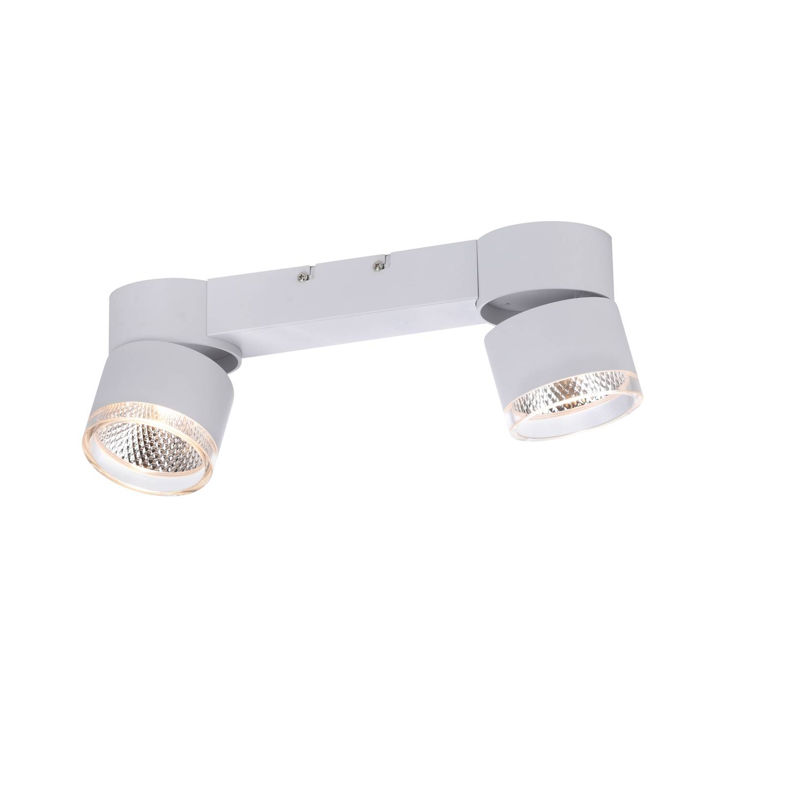 LED-Deckenleuchte PURE Nola, zweiflammig, weiß