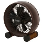 Beacon Tischventilator Breeze bronze/walnuss, Ø 20 cm, leise