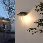 Lucande Marvetta outdoor wall light, dark grey
