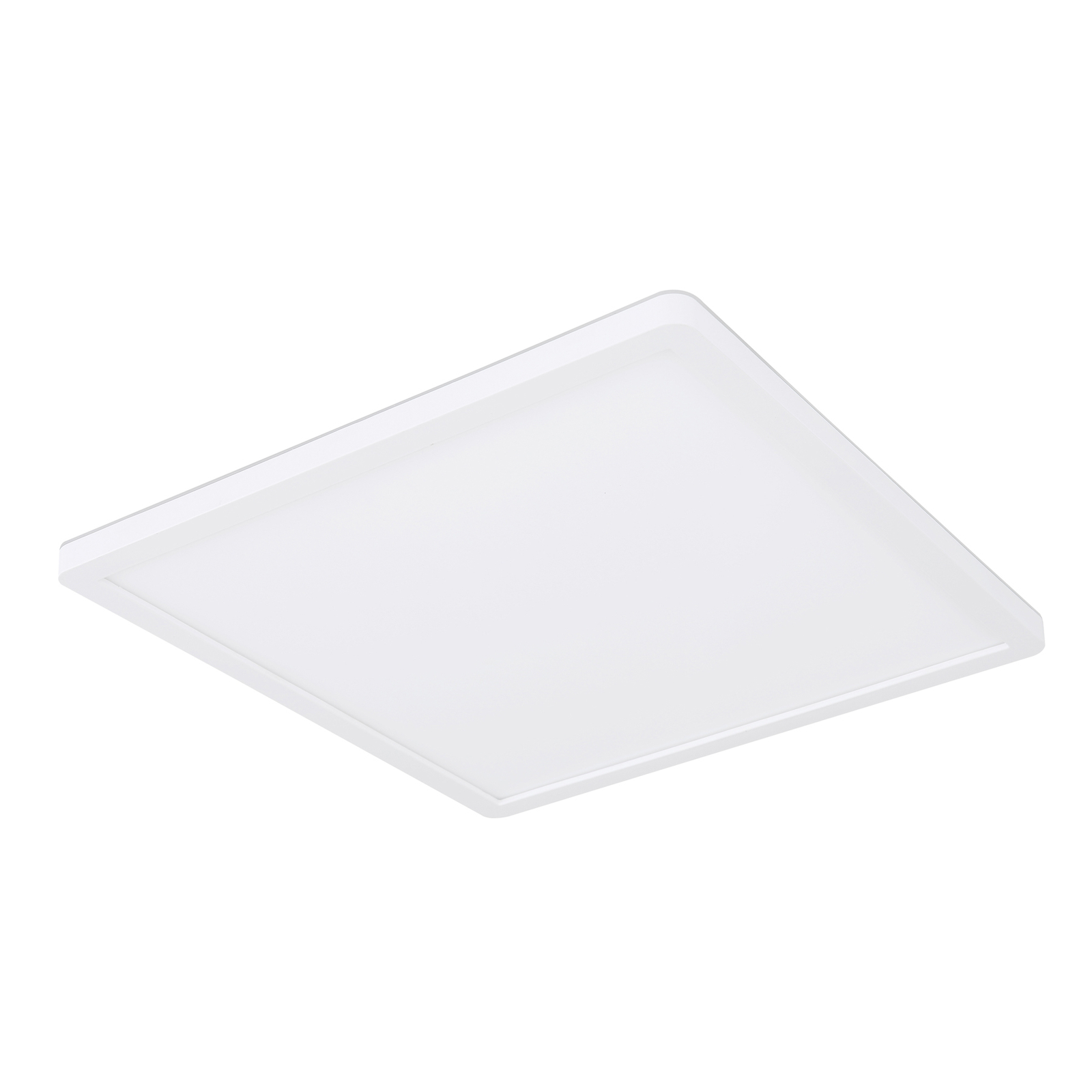 Sapana LED ceiling light, angular, dimmable, white