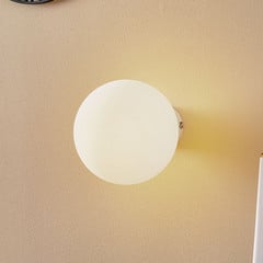 Aplique de pared Dione, soporte de pared blanco