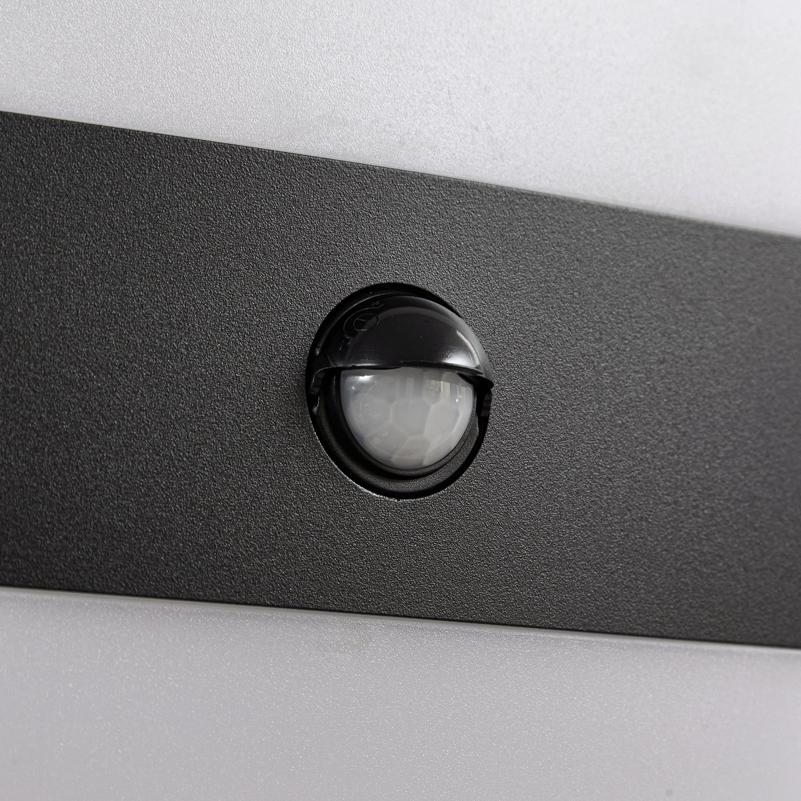 Teekon LED vanjska zidna svjetiljka, senzor, IP44, antracit - Prios