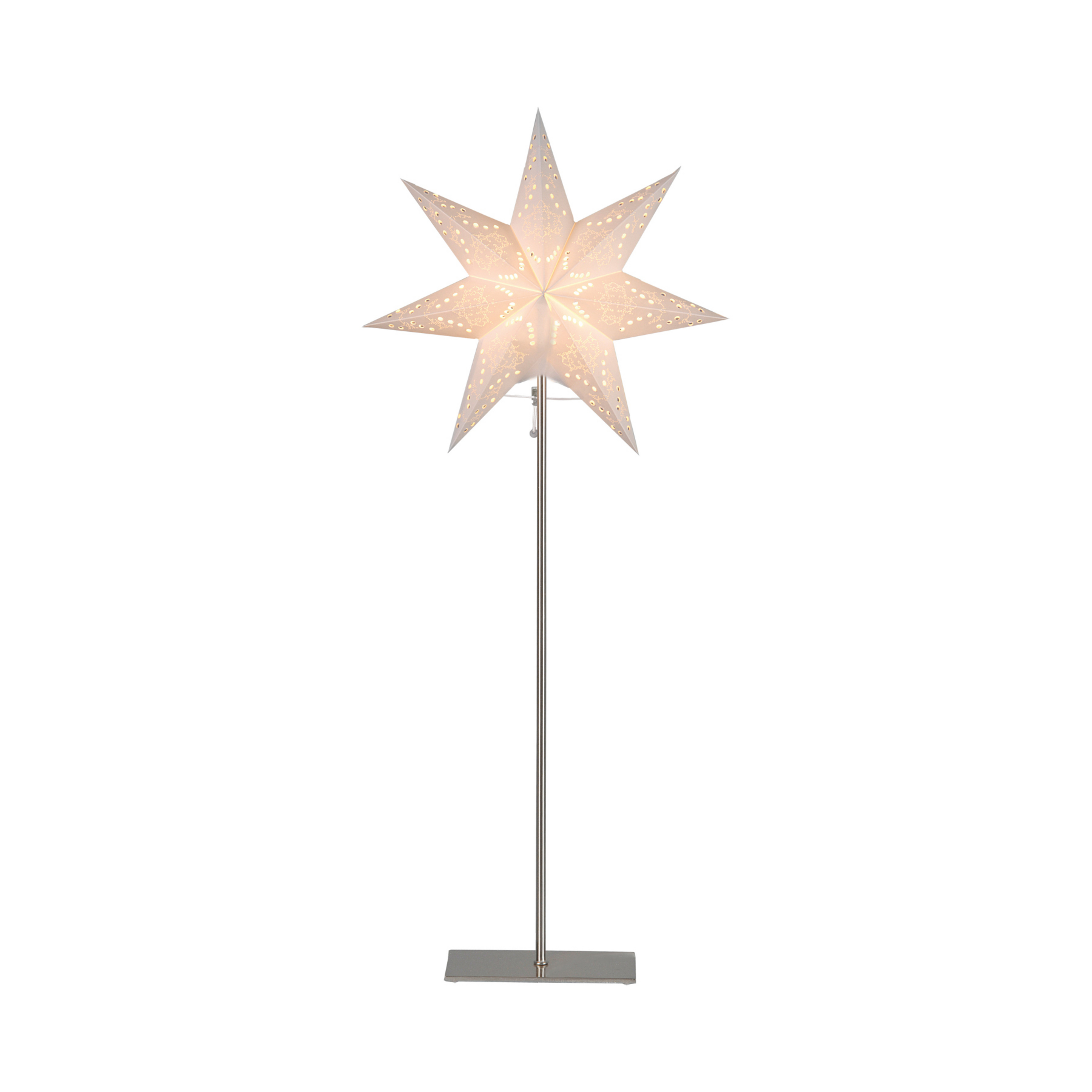 Sensy mini standing star, height 83 cm, cream