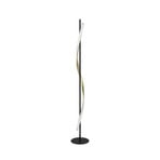 EGLO CONAPRATO LED-lattiavalaisin, musta/messinki, 150 cm, CCT