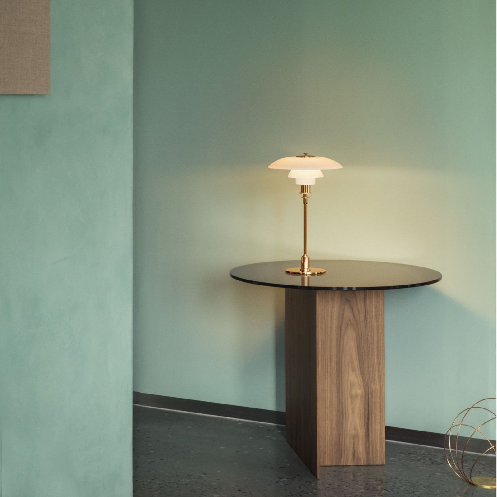 PH 3½-2½ Bordslampa Mässing - Louis Poulsen