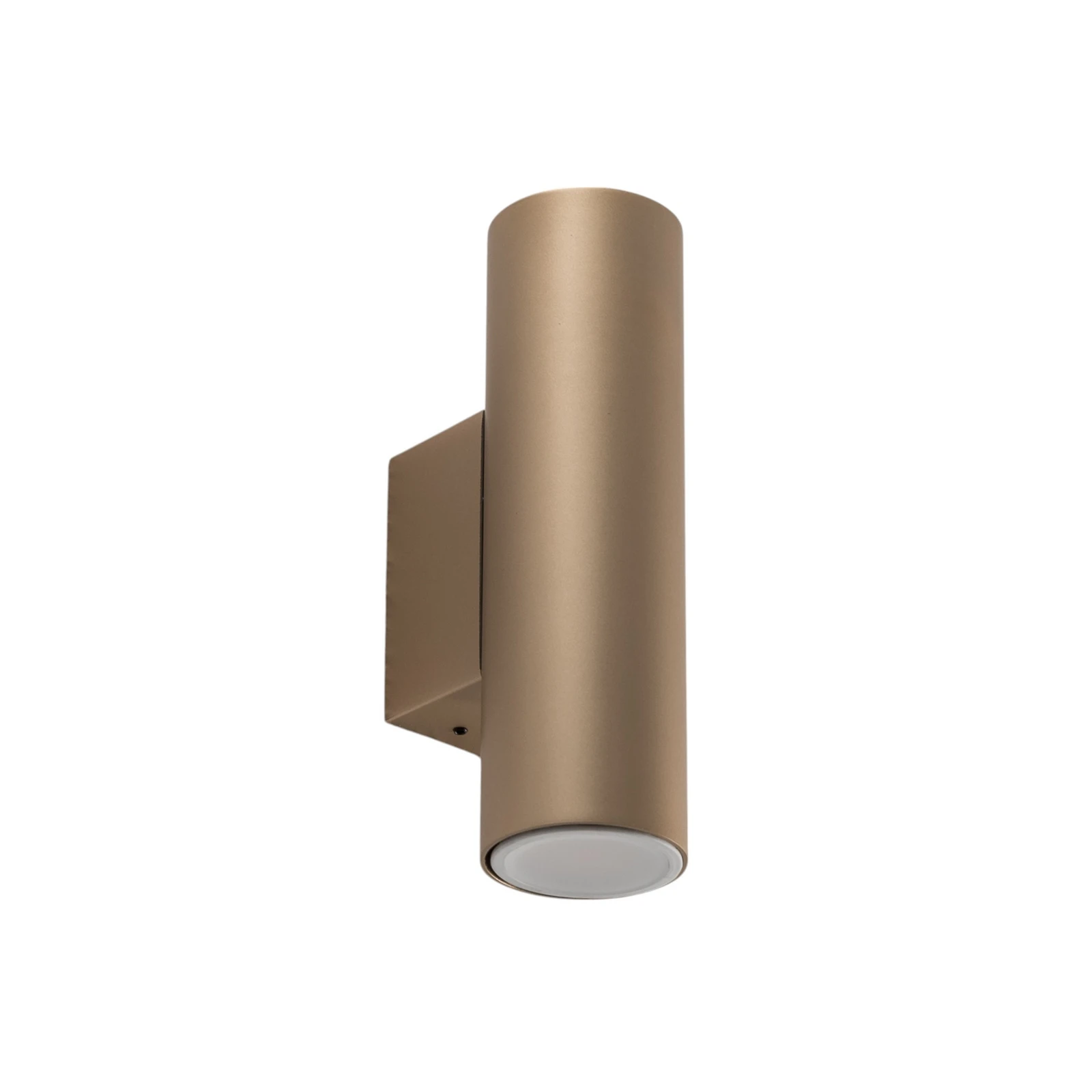 Vegglampe Marion Plus, gull, GU10, stål, høyde 18 cm